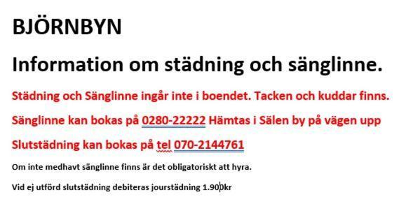 Bjoernbyn Apartment Sälen Exterior foto